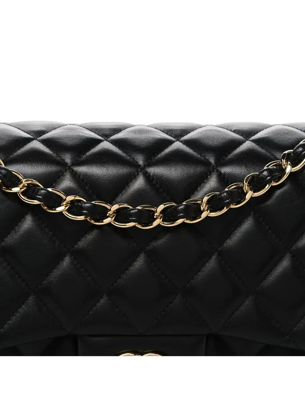 Chanel Lambskin Quilted Jumbo Double #328275C68B